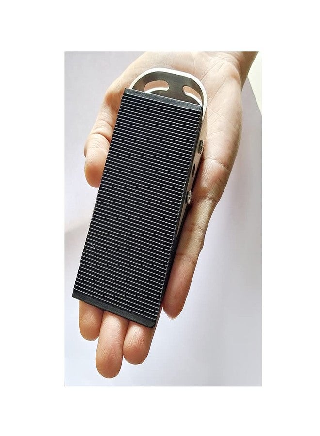 BTL Door Stopper Rubber Block Wedge for Home Non Slip Heavy Duty with Stainless Steel 304 Holder to Hang for All Floor Types BDF-DS-4 - Image 2